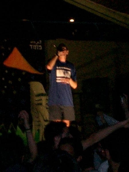 Performing in Tel Aviv