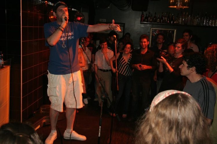 Performing in Tel Aviv