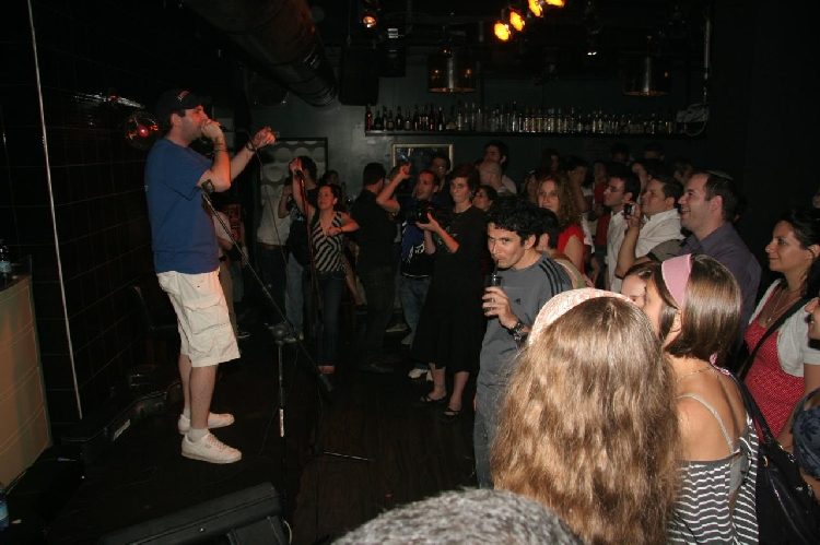 Performing in Tel Aviv