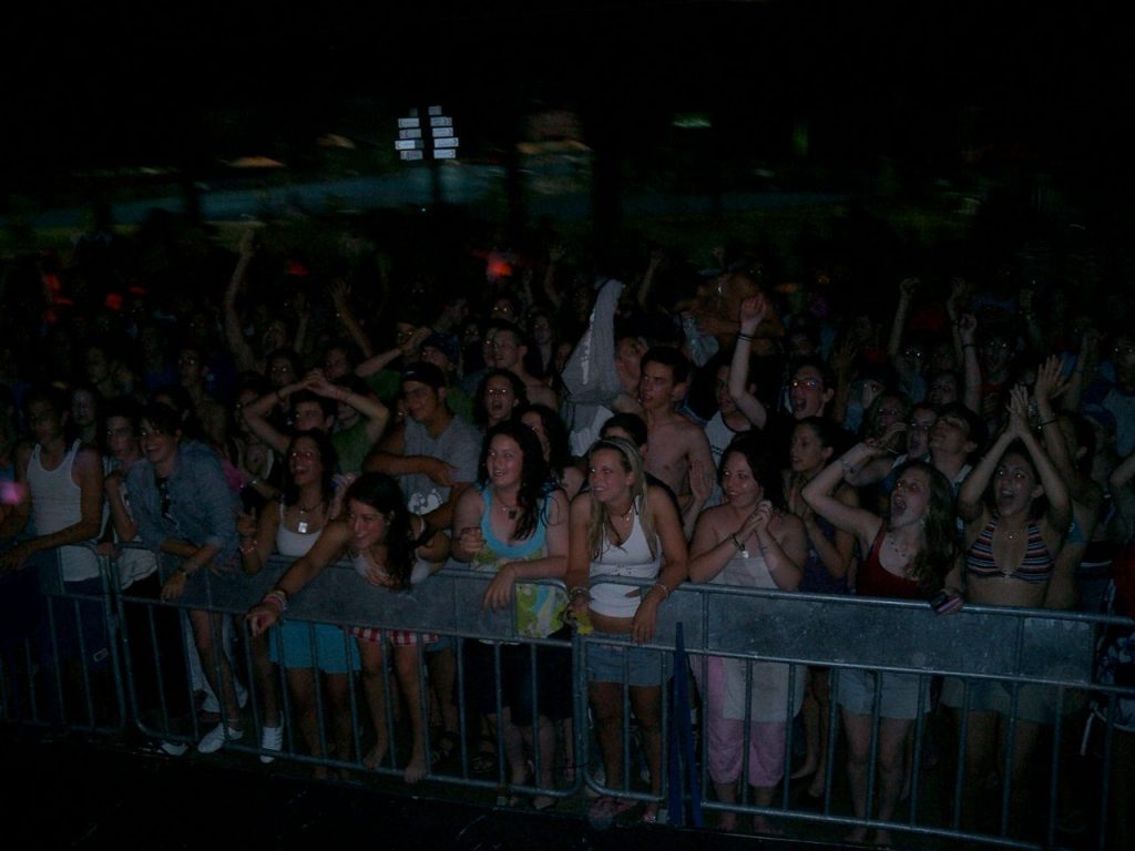 The crowd at the FZY tour gig, Tel Aviv