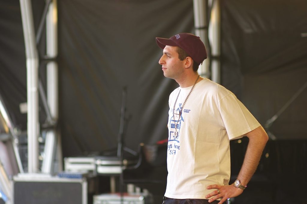Backstage at Trafalgar Square, 2008